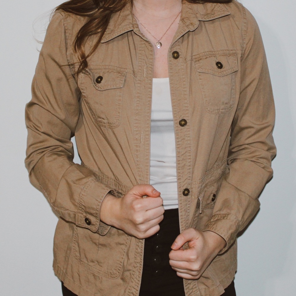 Tan jacket